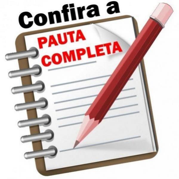 Pauta da Sessão Extraordinária do dia 17 de março de 2025
